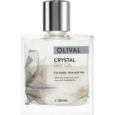 Olival Kryształowy wielofunkcyjny suchy olejek z brokatem do twarzy, ciała i włosów 50 ml