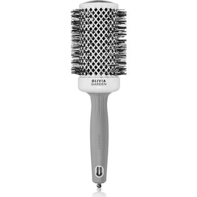 Olivia Garden Expert Pędzel Blowout Shine biało-szary 55 mm