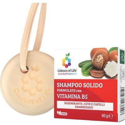 Optima naturals Kolory Life Szampon w kostce z witaminą B5, 80 g