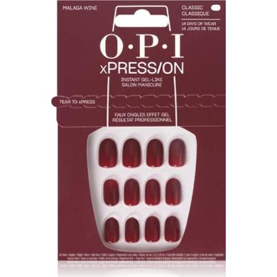 Opi Sztuczne paznokcie Xpress-On Iconic Tones Malaga Wine 30 szt