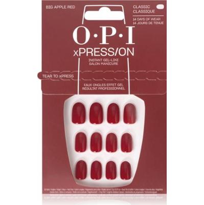 Opi Sztuczne paznokcie Xpress-On Kultowe odcienie Big Apple Red 30 U