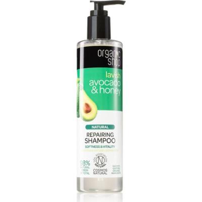 Organic Shop Naturalny regenerujący szampon z awokado i miodem do zniszczonych i suchych włosów 280ml