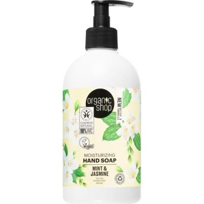 Organic Shop Organiczne mydło w płynie do rąk z miętą jaśminową o działaniu nawilżającym 500 ml