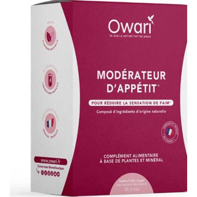 Owari Appetite Moderator Smak czerwonych owoców 30 patyczków