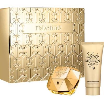 Rabanne Lady Million - EDP 80 ml + balsam do ciała 100 ml