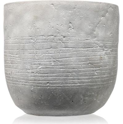 PAJU Solidna jasnoszara świeca ogrodowa 17 cm