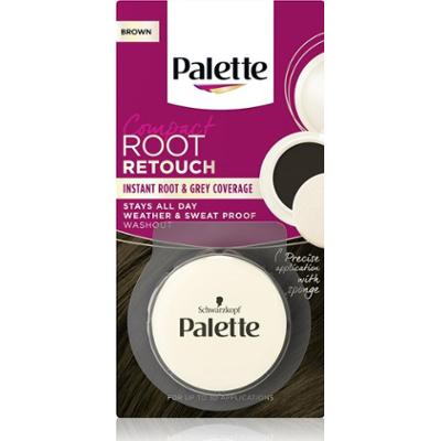 Schwarzkopf Palette Compact Root Retouch korektor do odrostów i siwych włosów puder efekt kolor brązowy 3 g
