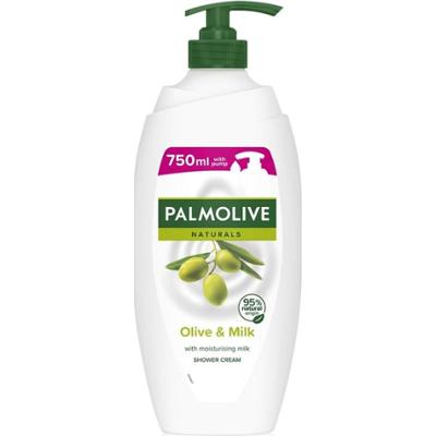 Palmolive Naturals Oliwkowy krem-żel do kąpieli i pod prysznic z ekstraktem z oliwek z dozownikiem 750 ml