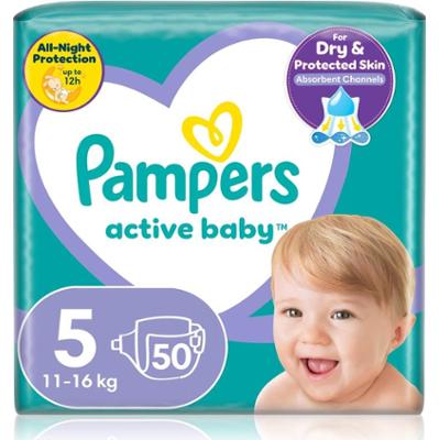 Pampers Aktywne pieluchy dziecięce rozmiar 5 11-16 kg 50 sztuk