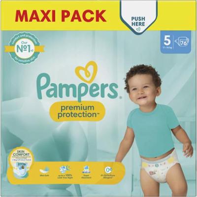 Pampers Premia Protection Rozmiar 5 (11-16kg) Maxi Pack 76 pieluszek