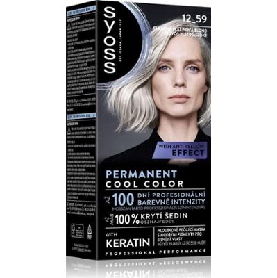 Syoss Trwała farba do włosów Cool Color 12-59 Cool Platinum Blond