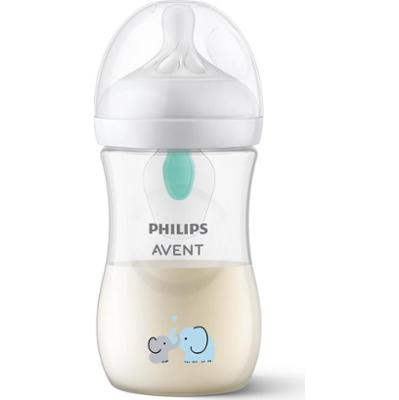 Philips Avent Natural Response Butelka z odpowietrznikiem AirFree 1 miesiąc+ słoń 260 ml