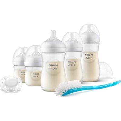 Philips Avent Natural Response SCD838/12 zestaw prezentowy dla dziecka 0 miesięcy + 2 butelki 125 ml + 1 miesiąc + 2 butelki 260 ml + 3 miesiące + but