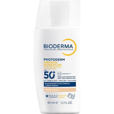 Bioderma Photoderm XDefense Tinted Sunscreen o barwionym wykończeniu i lekkiej konsystencji. SPF 50+ kolor 01 Bardzo jasny 40 ml