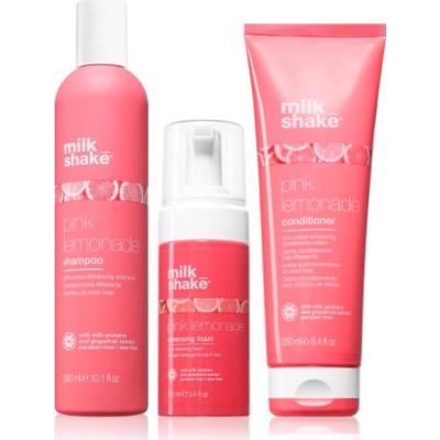 Milk Shake Pink Zestaw Lemonade 3-częściowy do włosów blond i rozjaśnianych