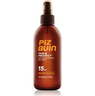 Olejek przyspieszający proces opalania w SPF 15 Tan & Protect (Sun Oil Spray) 150 ml