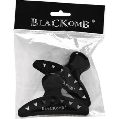 Spinki do włosów Poniks Blackomb Butterfly, duże, CK1059, 10 cm, 2 sztuki, czarne