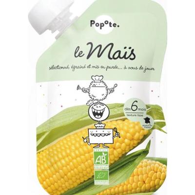 Popote Kukurydza organiczna 4/6 miesięcy 120 g