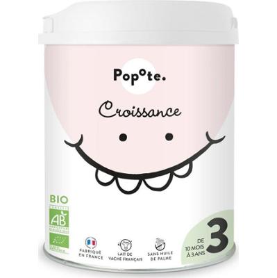 Popote Organiczne mleko dla niemowląt w wieku 3 lat od 10 miesięcy do 6 lat 800 g