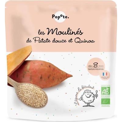 Popote Les Moulinés ze słodkich ziemniaków i komosy ryżowej 8 miesięcy Organiczny 180 gr
