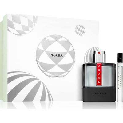 Prada Luna Rossa Carbon zestaw upominkowy EDT 100 ml miniaturowy EDT 10 ml