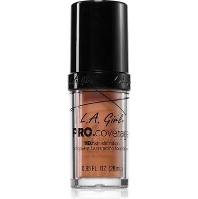 L.A. Girl Cosmetics PRO. Rozświetlający podkład w płynie o kryciu Soft Honey 28 ml