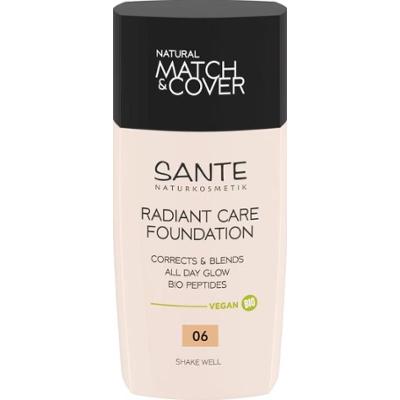 Sante Podkład Radiant Care Foundation, 06 Warm Beige (30 ml)