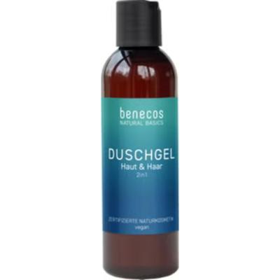 Benecos Natural Basics Płyn do mycia ciała i włosów 200 ml