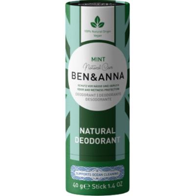 Ben & anna Dezodorant w tubce naturale, mięta (40 g)