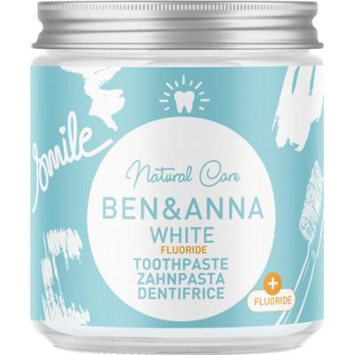 Ben & anna Pasta do zębów z fluorem, biała (100 ml)
