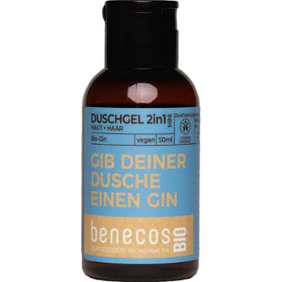 Benecos benecosBIO Żel pod prysznic 2w1 z organicznym ginem 50 ml