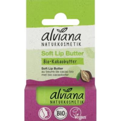 Alviana naturkosmetik Miękkie masło do ust, 5 g