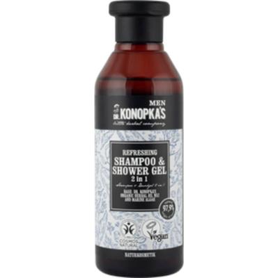 Dr. Konopka's Szampon i żel pod prysznic Odświeżający dla mężczyzn 2w1, 280 ml