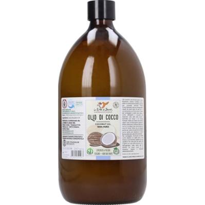 Le erbe di janas Olej kokosowy Virgin, 1 litr (butelka)