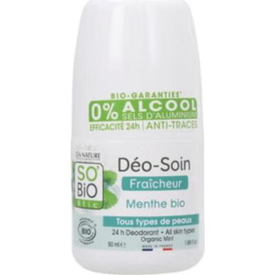 Natura Lea so bio étic Odświeżający miętowy dezodorant w kulce, 50 ml