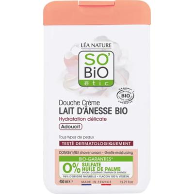 Natura Lea so bio étic Kremowy żel pod prysznic z mlekiem oślem, 450 ml