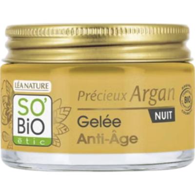 Natura Lea so bio étic Précieux Argan - Przeciwzmarszczkowy żel na noc, 40 ml