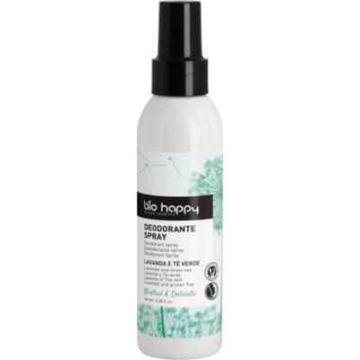 bio happy Neutralny i delikatny dezodorant w sprayu Lawenda i Zielona Herbata, 100 ml
