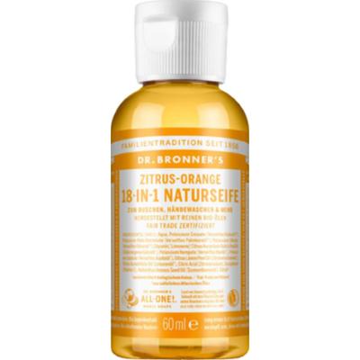 dr. bronner's Mydło w płynie 18w1 - Cytrusowa Pomarańcza, 60 ml