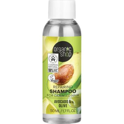 Organic Shop Szampon regenerujący Awokado i Oliwka, 50 ml