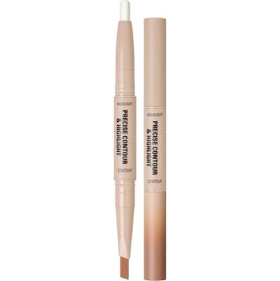 Makeup Revolution Precyzyjna podwójna kredka konturująca kolor Medium 1,45 g