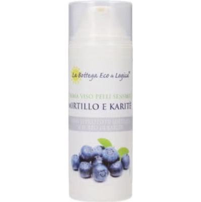 La bottega eco & logica Krem do twarzy dla skóry wrażliwej i zaczerwienionej Borówka i masło shea 50 ml