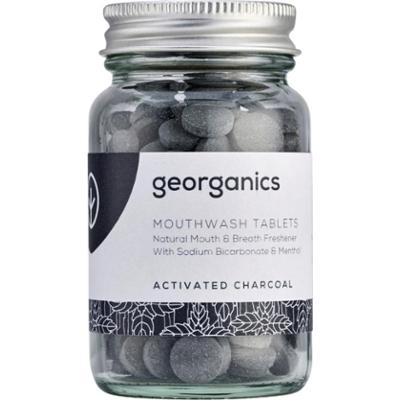 Georganics Tabletki do płukania jamy ustnej z węglem aktywnym (148 g)