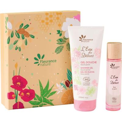 Fleurance nature Zestaw upominkowy L'Eau des Délices z różą i jaśminem