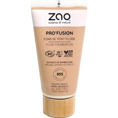 Zao Make Up Podkład w płynie Pro'Fusion Fluid, 855 Medium Tan
