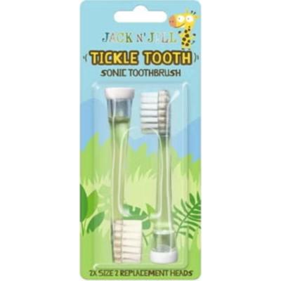 Jack n jill Tickle Tooth główki szczoteczki do zębów 2 szt.