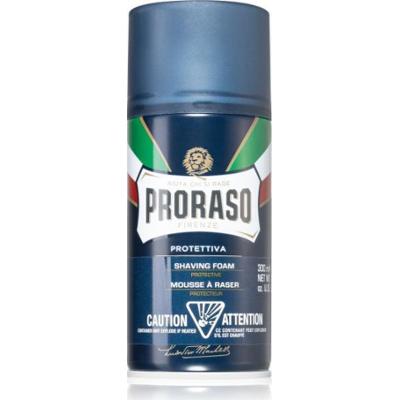 Pianka do golenia Proraso Blue - Pianka do golenia z aloesem i witaminą E. - 300ml