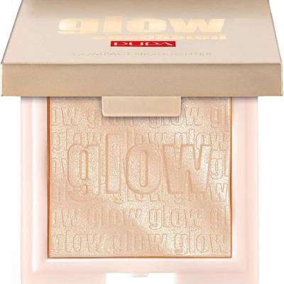 Pupa Obsesja na punkcie blasku Blush Kompaktowy rozświetlacz 100 Light Gold 6 g