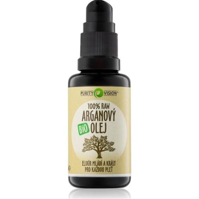 Purity vision 100% Surowy Organiczny Olej Arganowy 30 ml