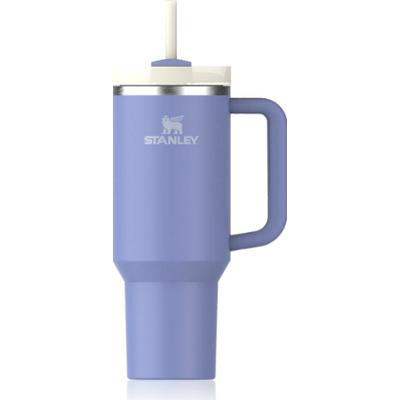 Stanley Quencher H2.O FlowState™ kubek termiczny ze stali nierdzewnej ze słomką Hortensja 1180 ml